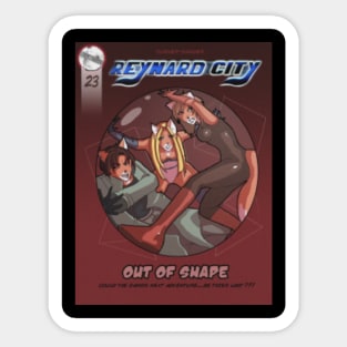 Out of Shape Variant cover (Art by Susie Gander) Sticker